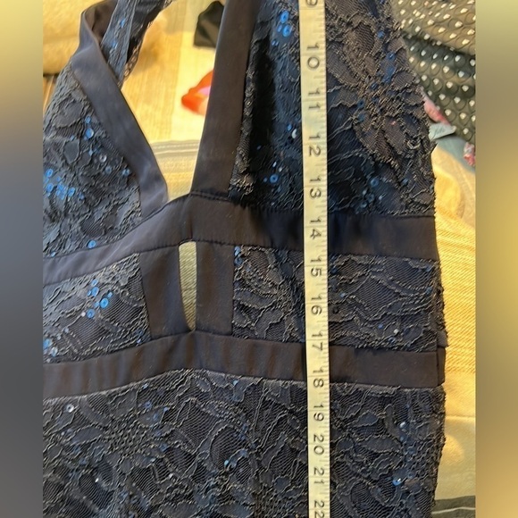 💙VTG Bee Darlin, Gorgeous, Lined, Form Flattering , Rich Navy, Size 6 - Picture 15 of 16